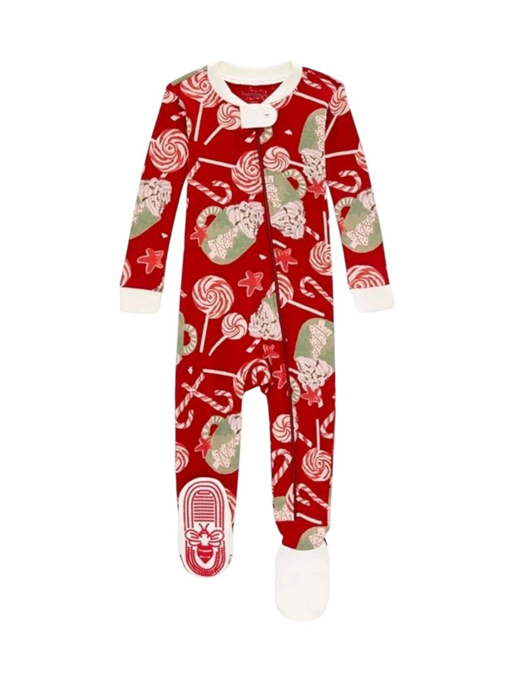 Burt's Bees Baby Organic Cotton Pajamas Holiday Peppermint Hot Chocolate 18mo